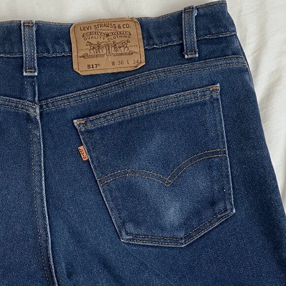 Rare 90s Orange Tab Levi's Bootcut Jeans Size W36 L34 - Picture 9 of 14